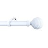 Urbanest 1-inch Diameter Giato Adjustable Single Drapery Curtain Rod - 4 of 4