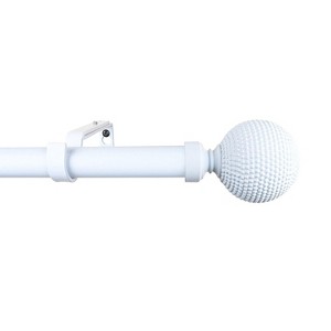Urbanest 1-inch Diameter Giato Adjustable Single Drapery Curtain Rod - 1 of 4