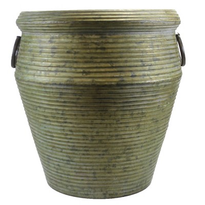 Home & Garden 15.75" Moss Green Planter Lg Yard Patio Decor Direct Designs International  -  Planters