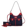 MKF Collection Harper Nylon Shoulder Hobo Bag with Matching Wallet by Mia K - 2 of 4