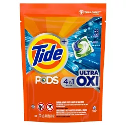 Tide Pods Ultra Oxi Laundry Detergent Pacs - 27oz/26ct