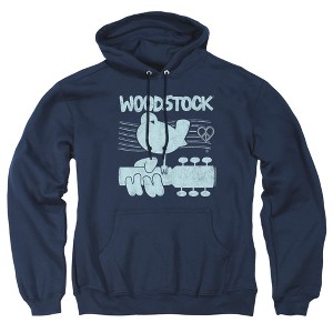 Men's Woodstock Liney Logo Pull-Over Hoodie - 1 of 4