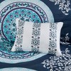 Sapphtopaz Boho Medallion Print Comforter Set, 4 Piece Twin Sheet Set, Quilts Twin Size with Comfy Breathable Bed Sheets for Women, Men, Kids & Teens - 4 of 4
