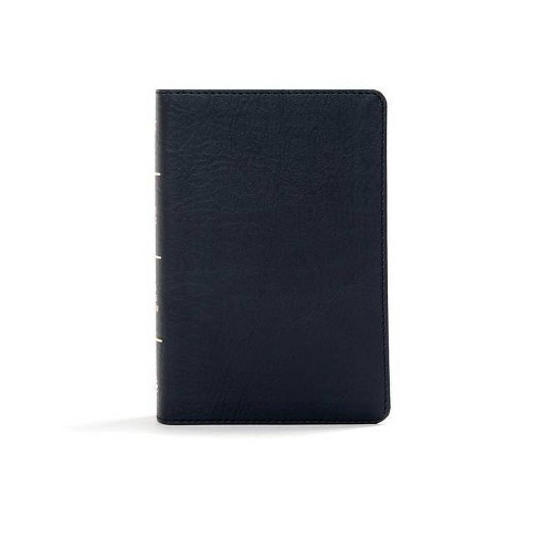 KJV Large Print Compact Reference Bible, Black Leathertouch - by  Holman Bible Publishers (Leather Bound) - image 1 of 1