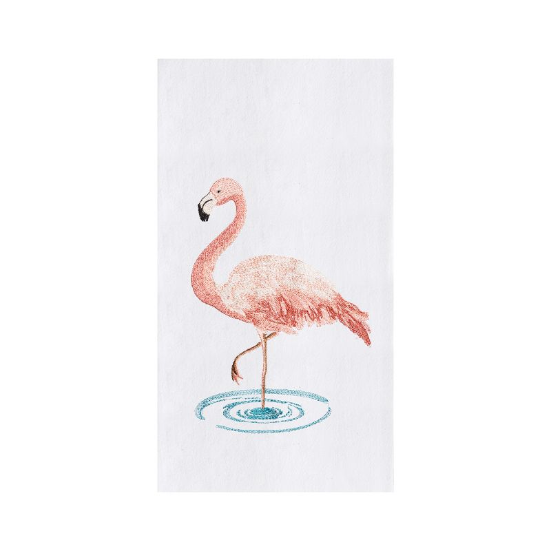 C&F Home Water Flamingo Flour Sack Kitchen Towel, 1 of 3