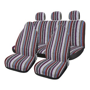 Unique Bargains Universal Car Colorful Blanket Bucket Seat Pad - 1 of 3
