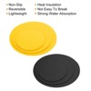 Unique Bargains Reversible Non-slip Heat Insulation Strong Water Absorption Plant Saucer 1 Set - 4 of 4