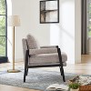 NicBex Accent Chair Modern Armchair Upholstered Living Room Chair Comfy Chair Lounge Chair with Wood Legs for Reading Room - 2 of 4