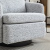 NicBex 360 Swivel Armchair, Accent Chair with Cotton Linen Fabric, Arm Chiar with Ergonomic Design, for Living Room, Bedroom - 3 of 4
