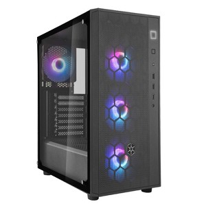 SilverStone Technology FARA R1 PRO, Tempered Glass, mid Tower ATX Chassis with ARGB, SST-FAR1B-PRO - 1 of 4