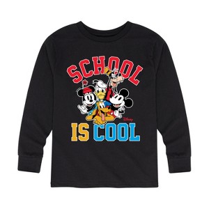 Boys' - Disney - School Is Cool Long Sleeve Graphic T-Shirt - 1 of 4