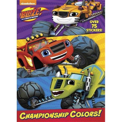 Download Championship Colors Blaze And The Monster Machines Jumbo Coloring Book By Golden Books Paperback Target