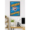 Trends International NBA Oklahoma City Thunder - 2025 NBA Finals Team Logo Framed Wall Poster Prints - 2 of 4