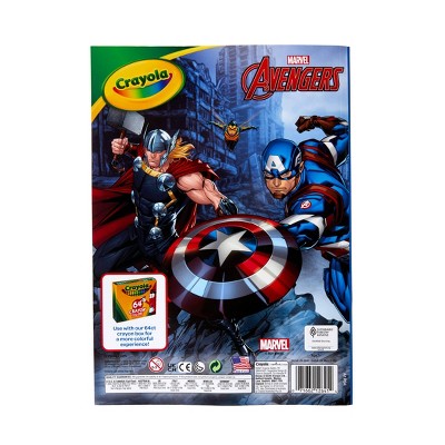 Crayola 96pg Marvel Avengers Coloring Book with Sticker Sheet_0
