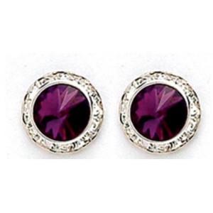 Dasha Dance Competition Earrings 17MM 2710 Clip on and Post - 1 of 4