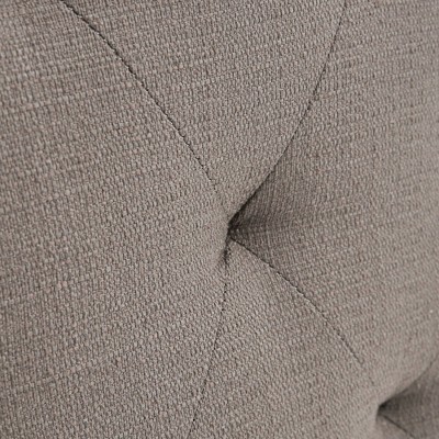 Grayson Barrel Swivel Accent Chair in Gray Leather