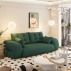 3-in-1 Foldable Bed 78 inch Multi-Functional Foldable Teddy Fabric Sleeper Sofa Bed  Non-Slip Headrest Lumbar Pillow Living Room - 4 of 4