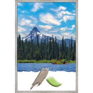 Amanti Art Shiplap White Narrow Wood Picture Frame - 1 of 4