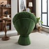FURNIinspire Accent Chair Oversized Swivel Accent Chair 360 Swivel Barrel Chair Papasan Chair For Living Room Bedroom, Green, 36.62"*24.80"*17.32" - 2 of 4