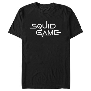 Men's Squid Game Logo Black T-Shirt - 1 of 4