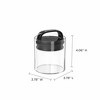 Prepara Evak Fresh Saver Short Vacuum Seal Canisters, Small - Grip Handle Lid, BPA Free Twin-Valve Airtight Jar for Coffee, Tea, Snacks (2-Pack) - 4 of 4