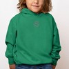 The Juniper Shop Embroidered Smiley Face Outline Toddler Graphic Hoodie - 2 of 3