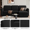 Yaheetech Convertible L-Shaped Sofa Bed with Chaise & USB & Type-C Ports - 4 of 4