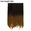 Unique Bargains Women's Straight Long Hair Hair Extensions High Temperature Fiber Gradient Brown 1 Pc - image 3 of 3