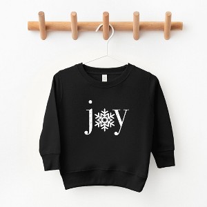 The Juniper Shop Joy Snowflake Toddler Graphic Sweatshirt - 1 of 3