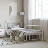 vidaXL Metal Bed Frame with Headboard and Footboard, Powder-Coated Steel Construction - 2 of 4