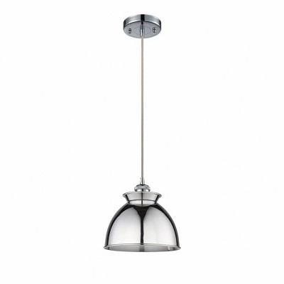 Adirondack - 1 Light Cord Hung Mini Pendant In Industrial Style-10 Inches Tall and 8.13 Inches Wide