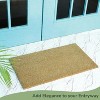 LunaLulinlk Soild Welcome Doormats Natural Coco Coir Mats with Non Slip PVC Backing Indoor Outdoor Mats - 4 of 4