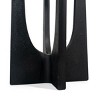 HomeRoots 12" Black Distressed Aluminum Geometric Tabletop Pillar Candle Holder - 4 of 4