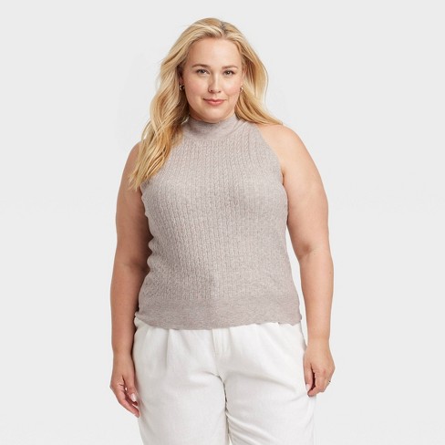 Cable and gauge mock turtleneck shop