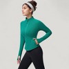 Anna-Kaci Active Women's Full Zip Long Sleeve Active Jacket with Slim Fit and High Collar - 2 of 4