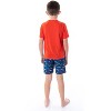 Hot Wheels Cars Boy's Pajamas Race Team Shirt and Shorts Pajama Set - image 2 of 4