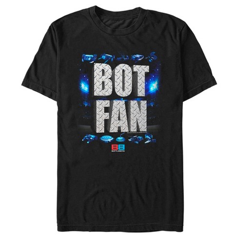 Men's Battlebots Bot Fan T-shirt - Black - Small : Target