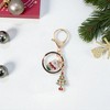 Unique Bargains Cute Christmas Keychain Double Ring Lobster Clasp Zinc Alloy 3.15" 1Pc - 4 of 4