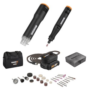 Worx MakerX WX989L 20V 2-Pc Combo Kit - Rotary Tool & Heat Gun with 42 Accessories - 1 of 4