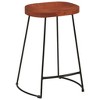vidaXL Gavin Bar Stools 2 pcs 17.7 in.x15.7 in.x24.8 in. Solid Wood Mango - 3 of 4