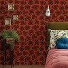 Retro Floral Peel & Stick Wallpaper Red - Opalhouse™ - image 3 of 4