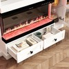 Famapy Fireplace Compatibility Vintage Design Media Entertainment Centre - 3 of 4