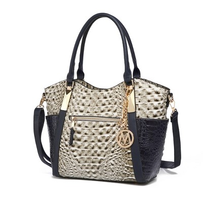 MKF Collection Janise Women's Croc Embossed Tote Bag by Mia K