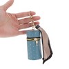 Unique Bargains Lipstick Bag with Polka Dot Pattern Handbag Charm 1 Pc - 4 of 4