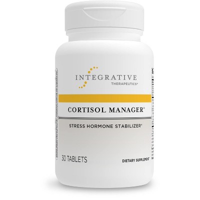 Integrative Therapeutics Cortisol Manager - with Ashwagandha, L-Theanine - Reduces Stress to Support Restful Sleep* - Supports Adrenal Health*