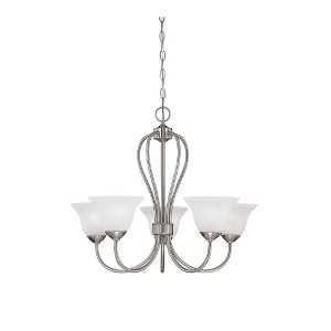 Millennium Lighting Main Street 5 - Light Chandelier in  Satin Nickel - 1 of 2