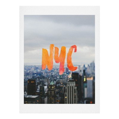 Chelsea Victoria Nyc Skyline Art Print 8" x 10" - Deny Designs: Unframed Wall Decor for Bedroom & Home