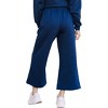 Women's Hamptons Textured Cropped Wide Pants - SEE AND BE SEEN - 3 of 4