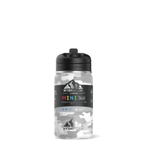 Hydrapeak Mini 14oz Kids Stainless Steel Insulated Water Bottle With Leak Proof Straw Lid - 1 of 4