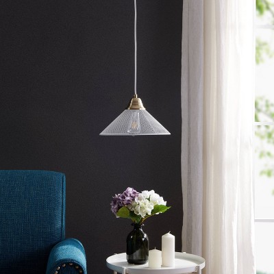 8" Beckly Downlight Mini Pendant Lamp White - Aiden Lane